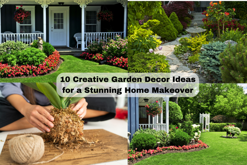 Elevate your space with 10 Creative Garden Decor Ideas. Transform your outdoor oasis, seamlessly blending beauty and style with our stunning home makeover guide.