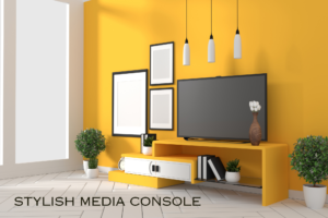 Stylish Media Console for living room